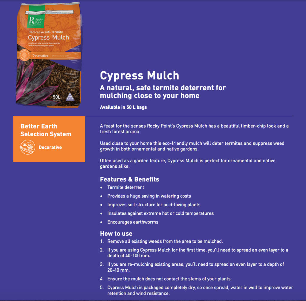 Cypress Mulch Coastal Sand & Soil